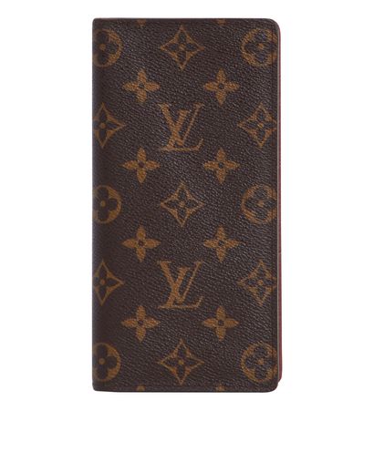 Louis Vuitton Brazza Wallet, &pound;275, Accessories, Brown, Coated Canvas, Front view